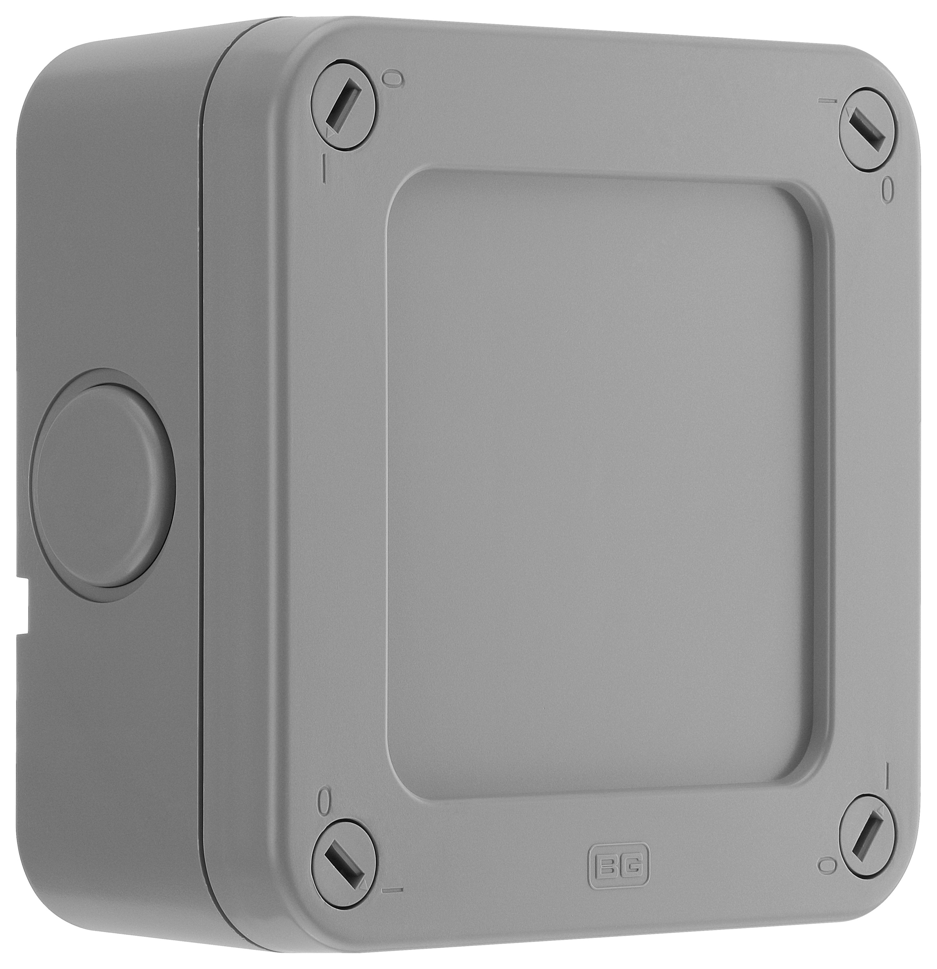 Image of Masterplug Exterior 5 Way Terminal Junction Box - Grey 100mm