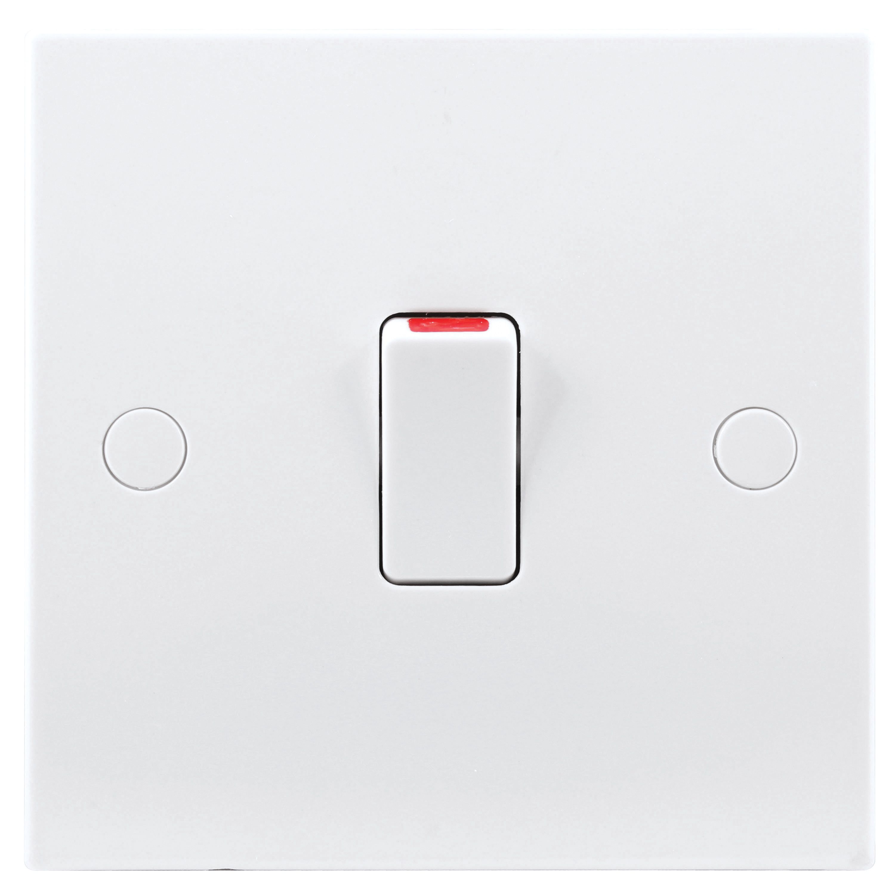 Image of BG 20A Double Pole Control Switch White