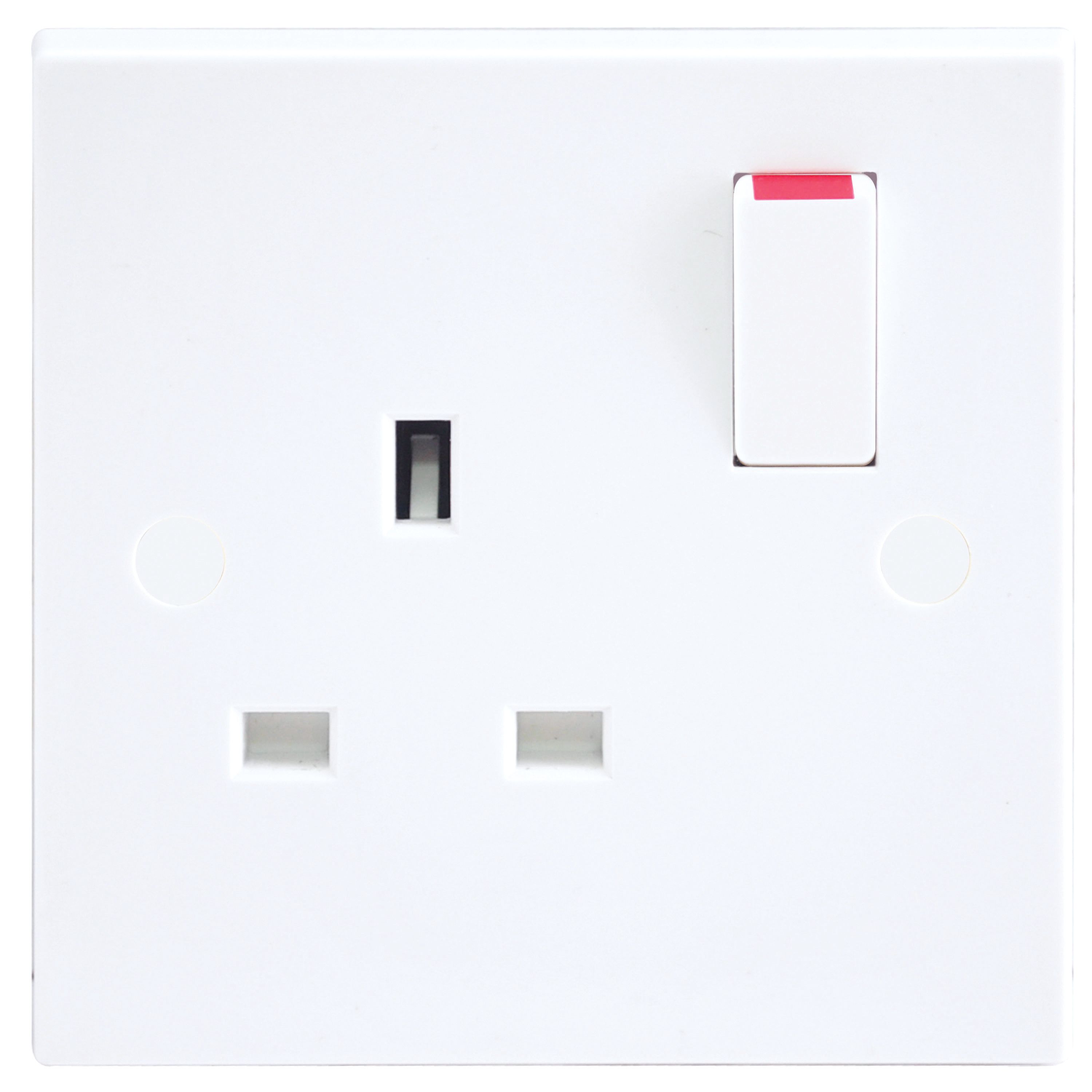 Image of BG 13 Amp Single Double Pole Switched Power Socket - White
