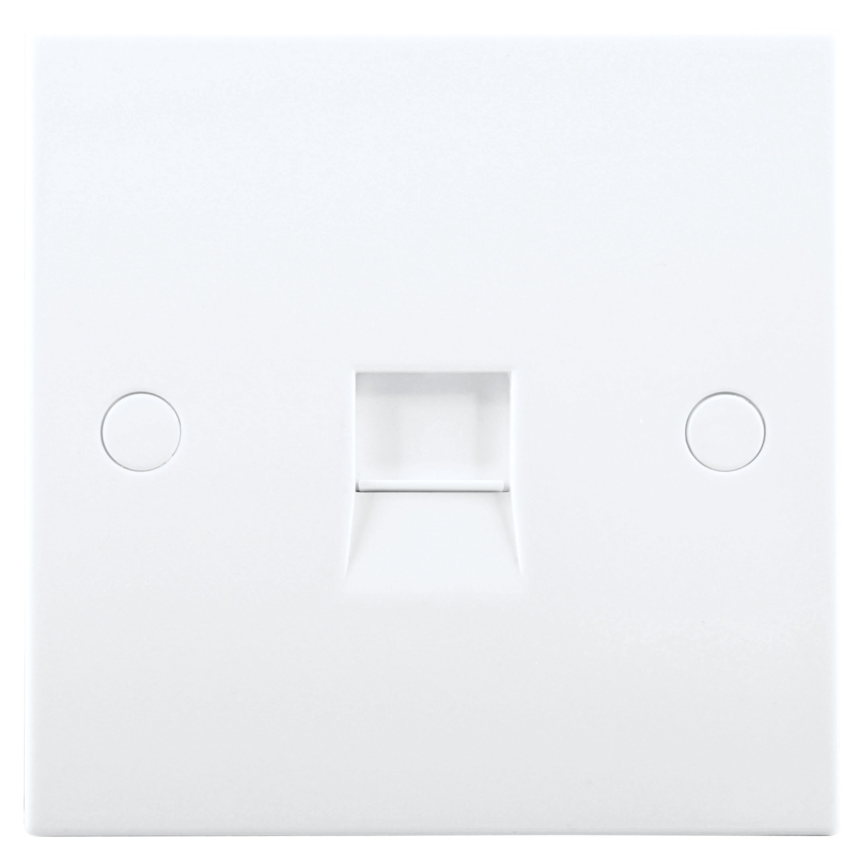 Image of BG Single Master Telephone Outlet Socket - White