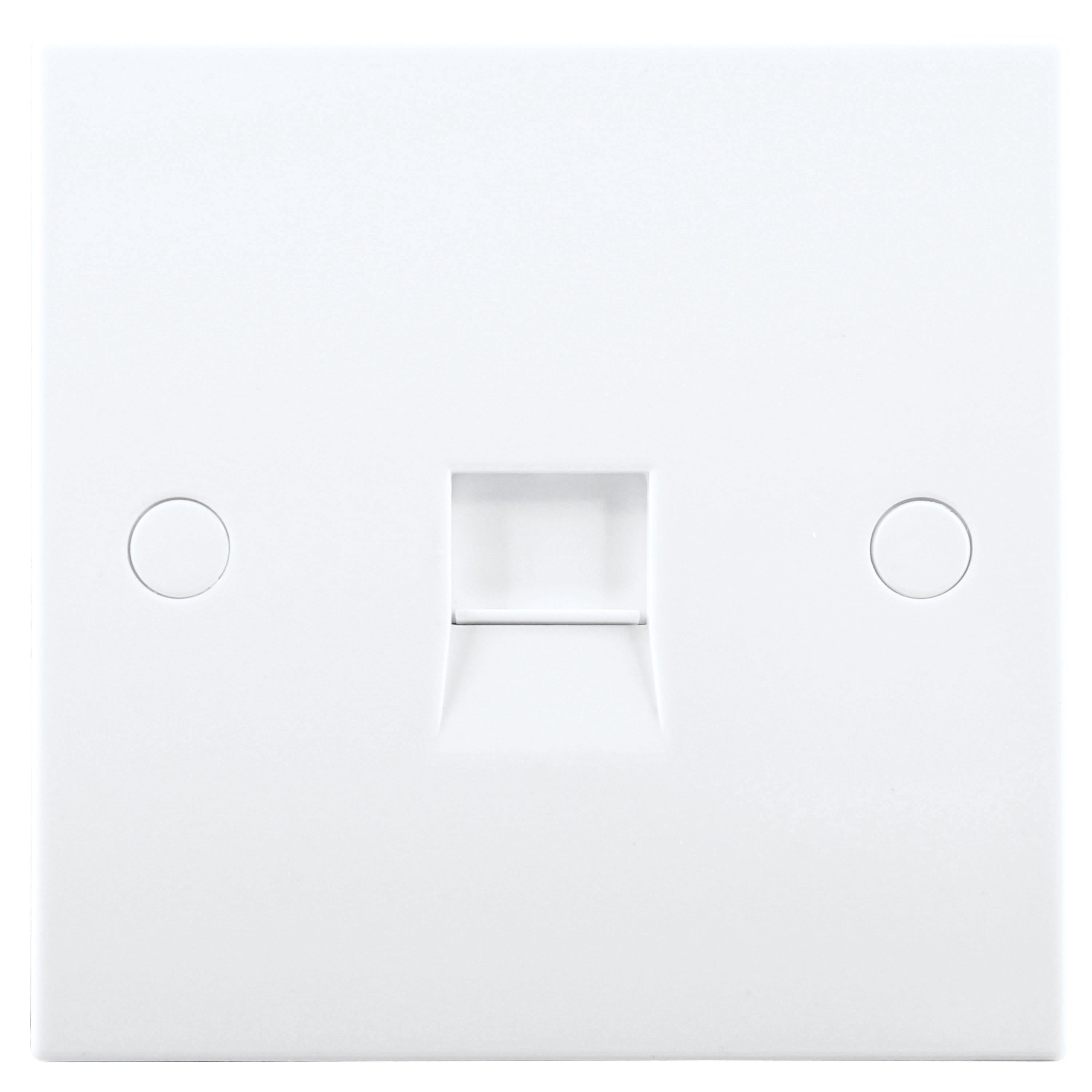 Image of BG Single Slave Telephone Outlet Socket - White