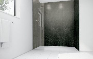 Mermaid Lead Laminate Single Shower Panel - 2400 x 1200mm