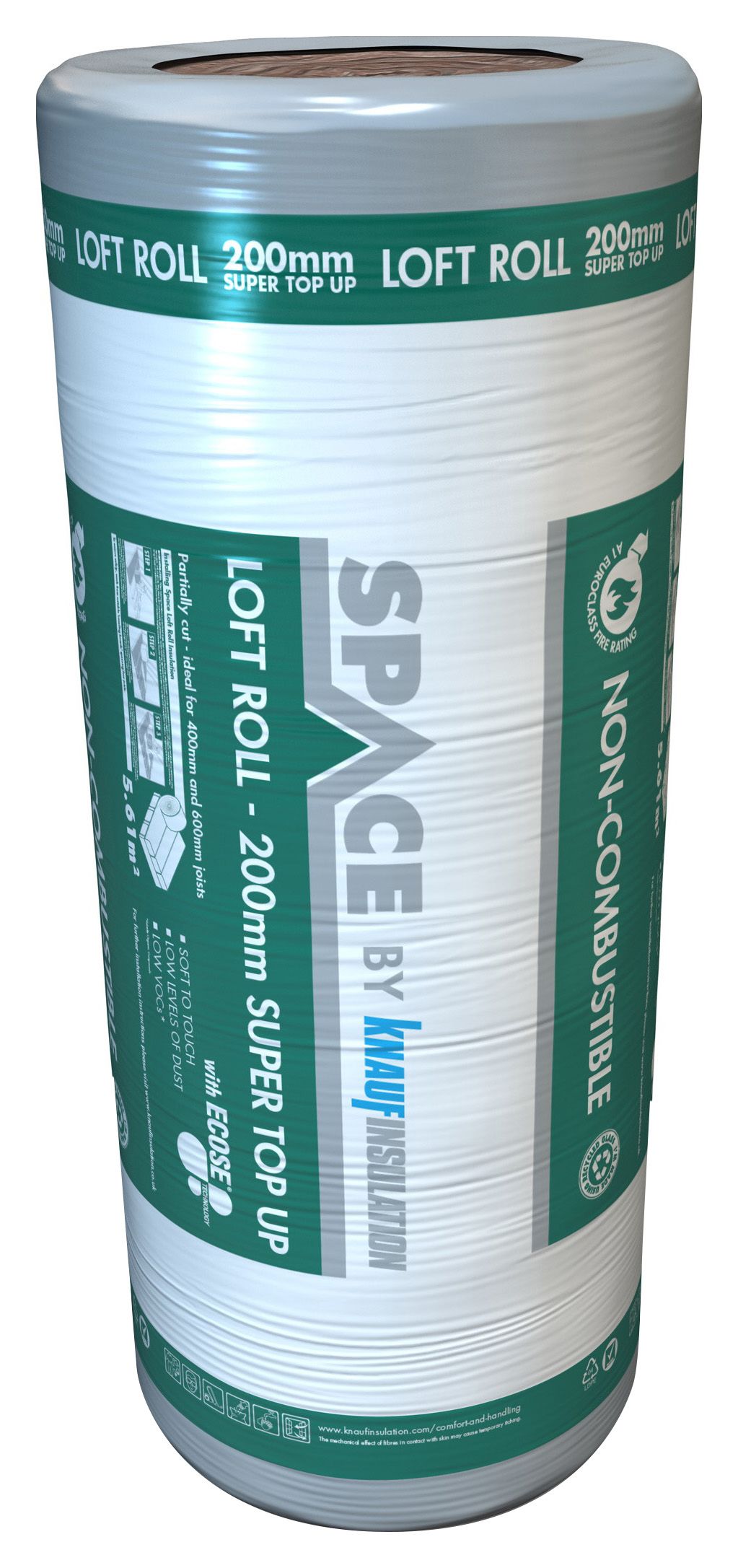 Knauf Insulation Super Top Up 200mm Loft Roll - 5.61m²