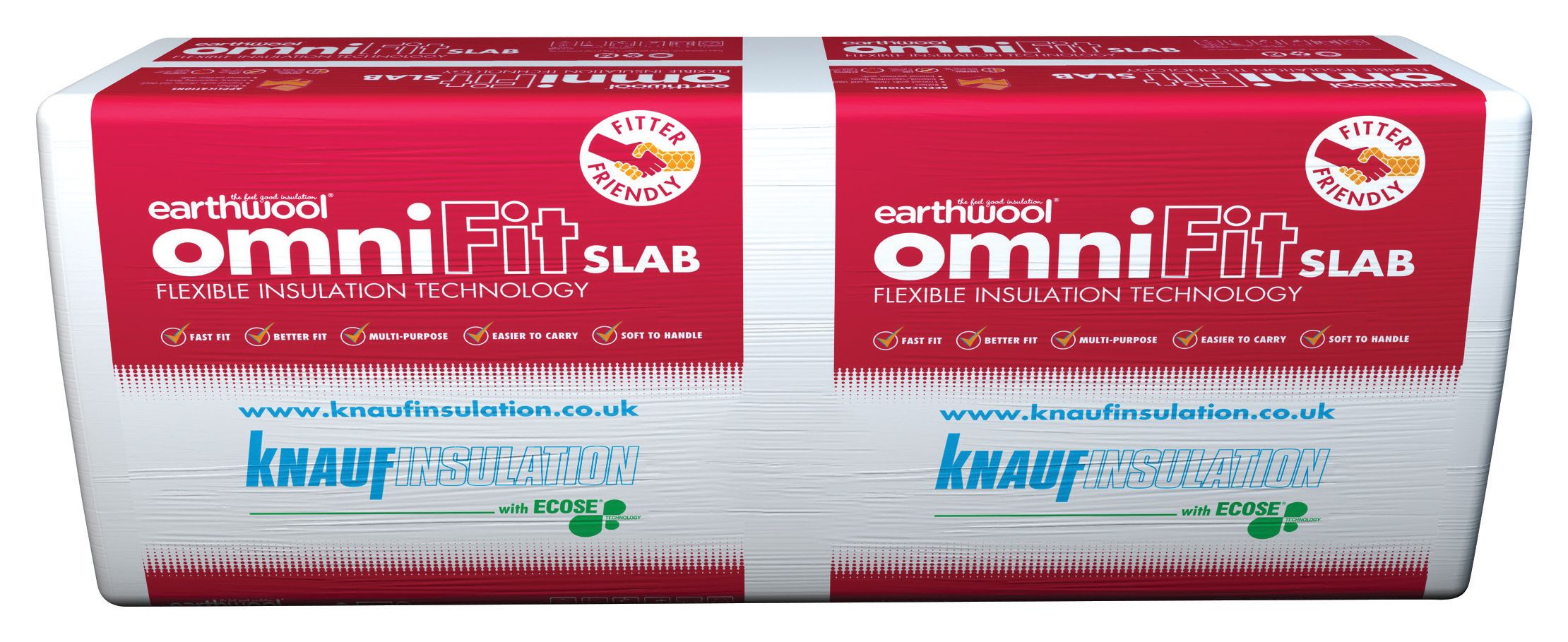 Knauf 35 Insulation Omnifit Slab - 100 x 620 x 1220mm