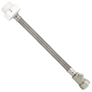 Image of Fluidmaster Clickseal Flexible Tap Connector with Isolating Valve - 300mm