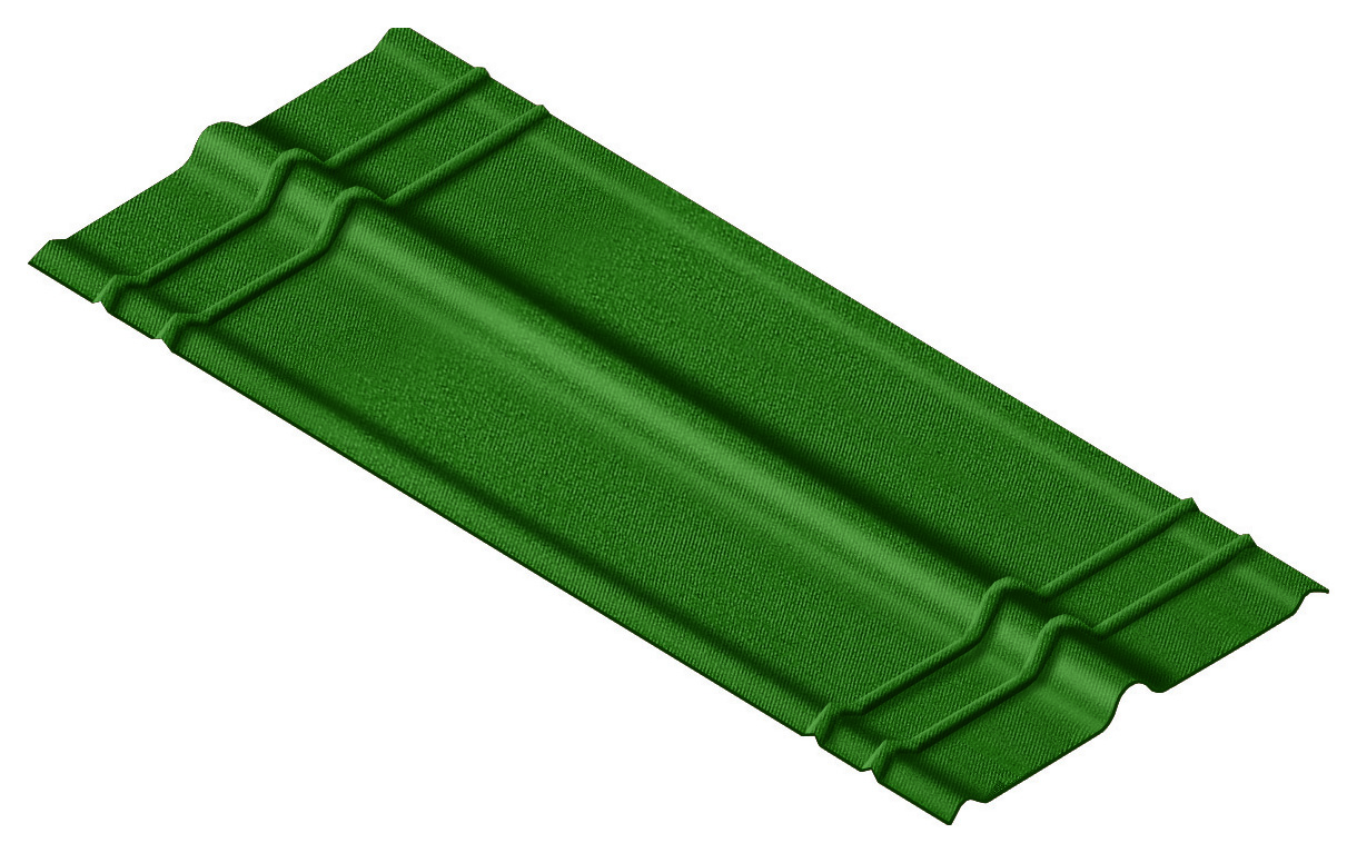 Image of Onduline Green Bitumen Ridge Piece - 485mm x 1000mm