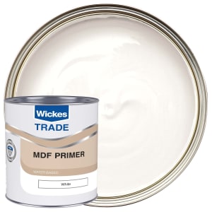 Wickes Trade MDF Primer - White - 1L
