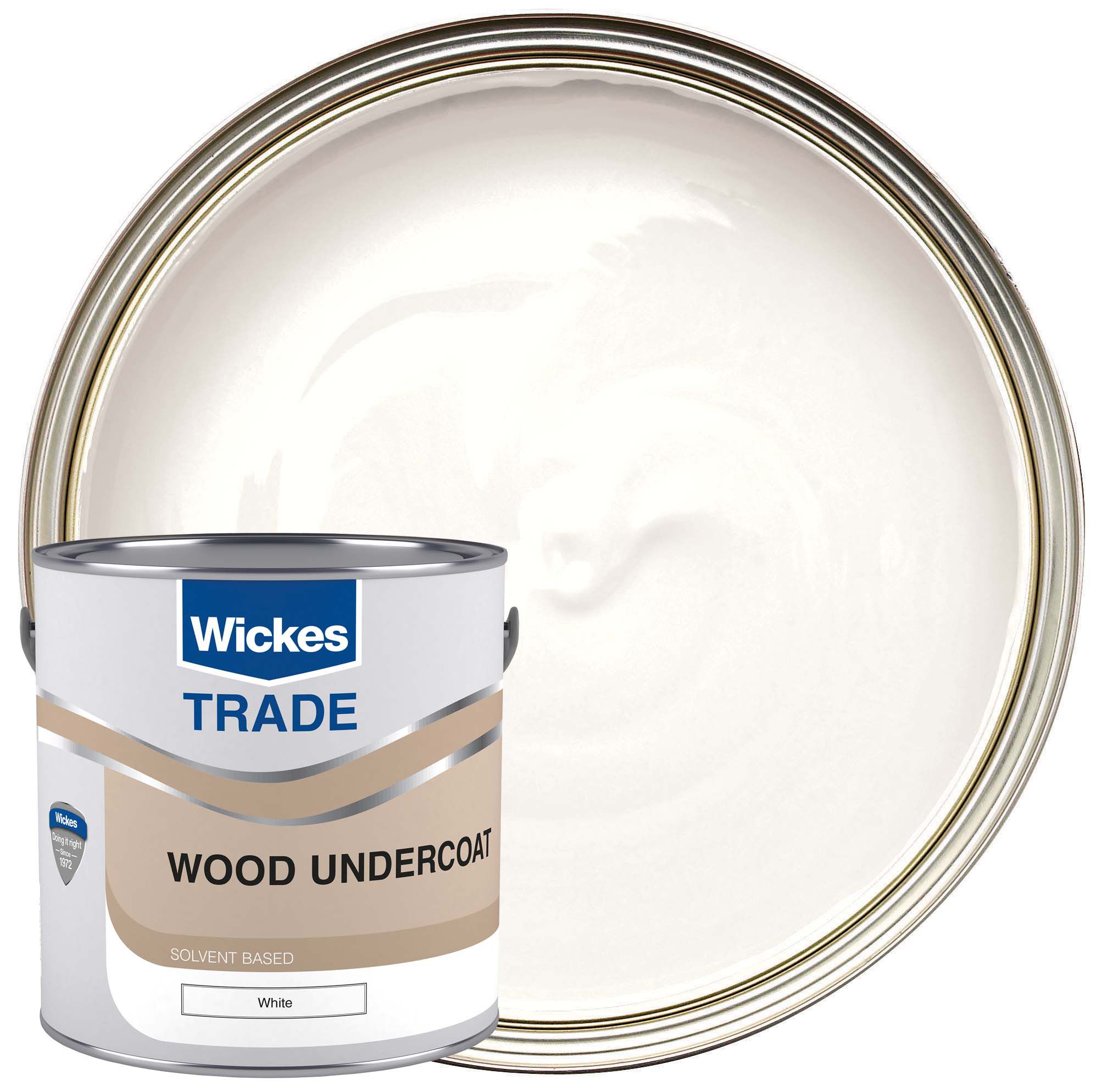 Image of Wickes Trade Undercoat - White - 2.5L