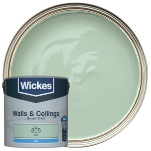 Wickes Sage - No.805 Vinyl Matt Emulsion Paint - 2.5L
