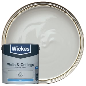 Wickes Vinyl Matt Emulsion Paint - Nickel No.205 - 2.5L
