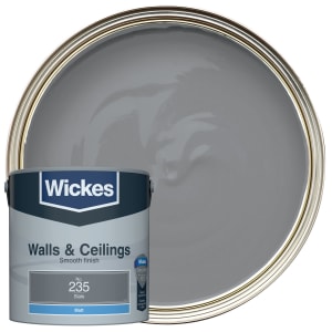 Wickes Slate - No.235 Vinyl Matt Emulsion Paint - 2.5L