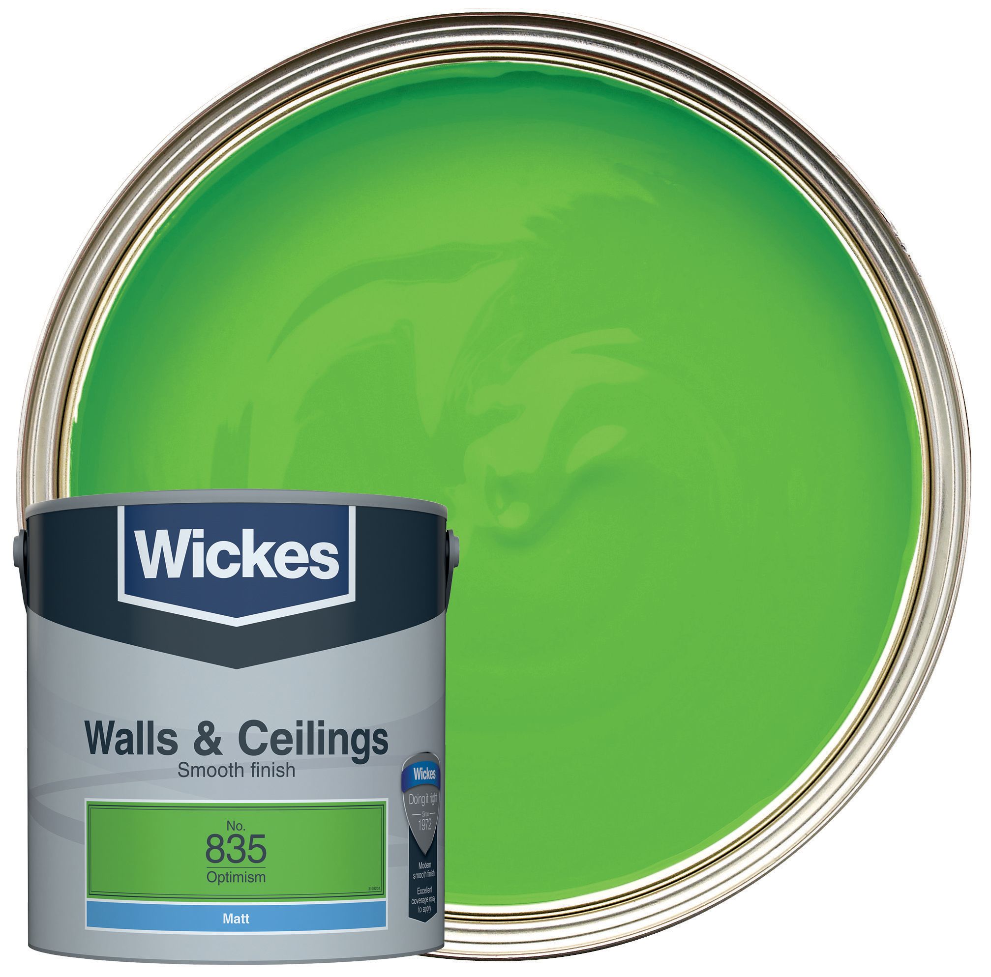 Wickes Vinyl Matt Emulsion Paint - Optimism No.835 - 2.5L