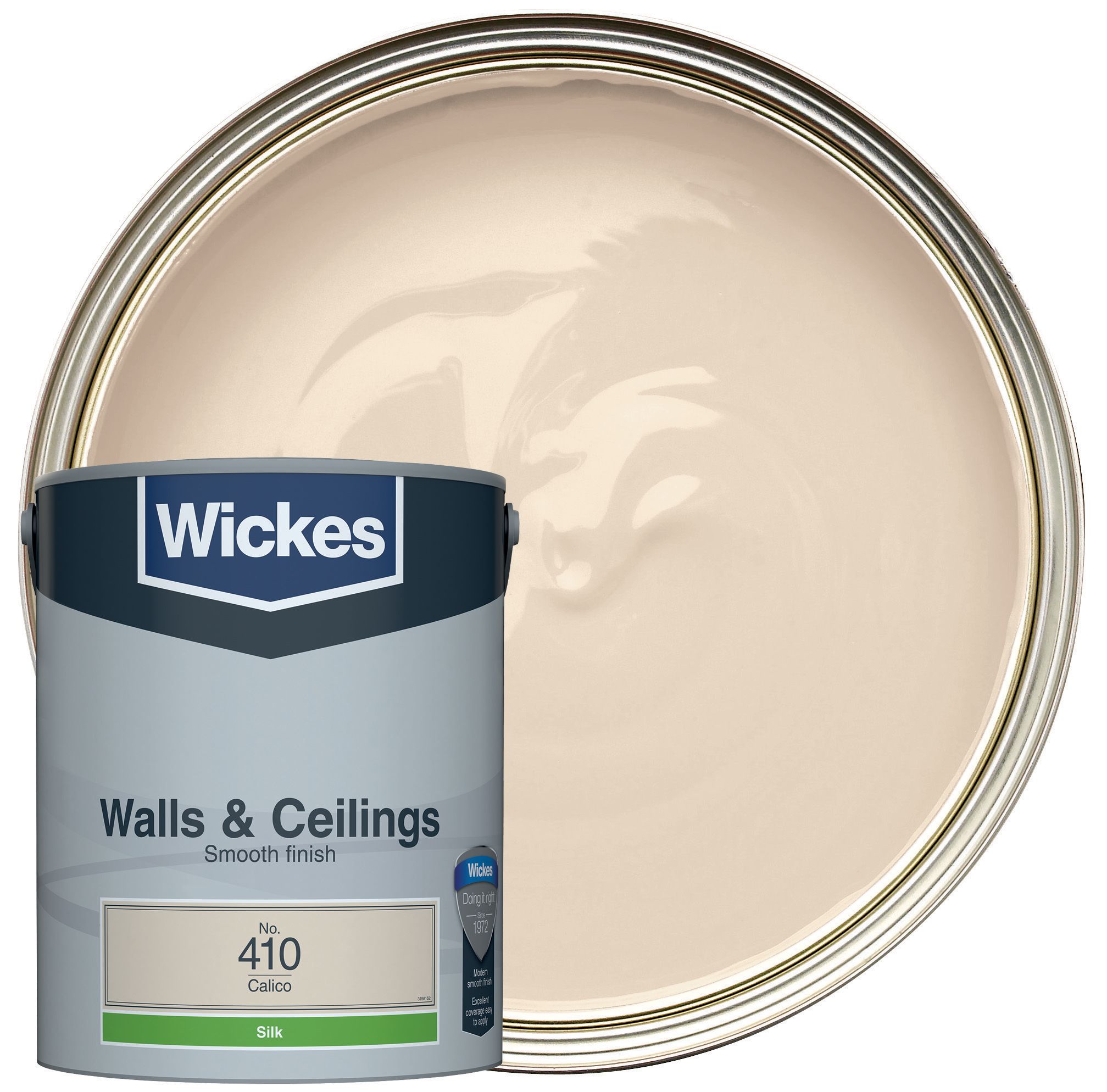 Wickes Vinyl Silk Emulsion Paint - Calico No.410 - 5L