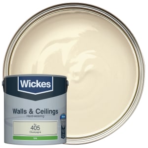 Wickes Champagne - No.405 Vinyl Silk Emulsion Paint - 2.5L