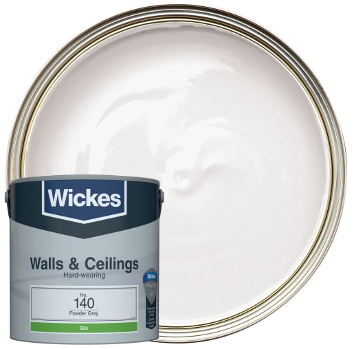 Wickes Powder Grey - No.140 Vinyl Silk Emulsion
