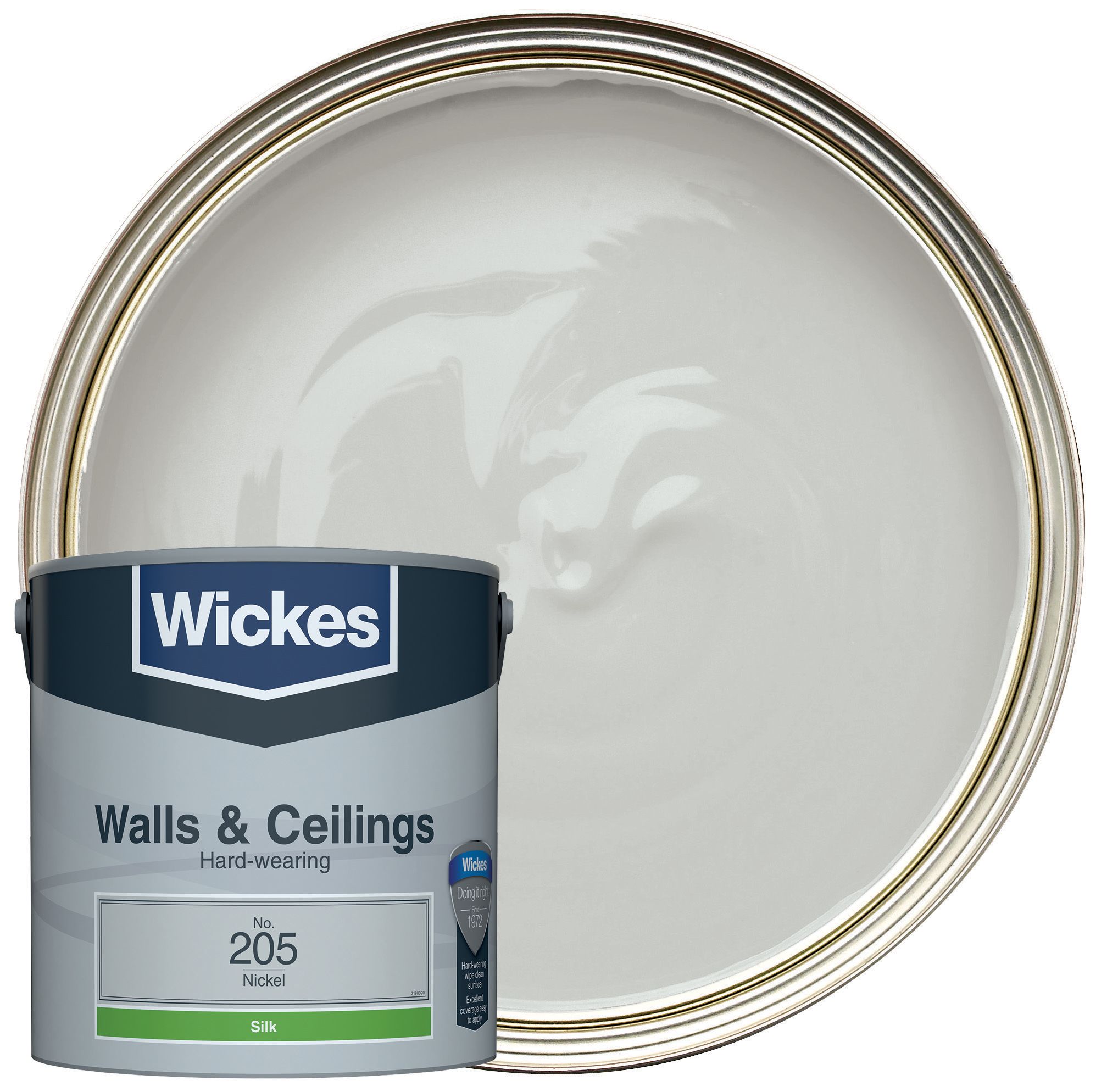 Wickes Vinyl Matt Emulsion Paint - Olive Green No.830 - 2.5L