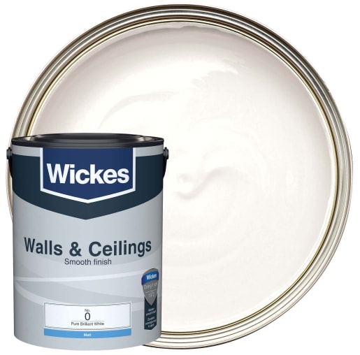 No 0 Vinyl Matt Emulsion Paint, White Ceiling Paint 5l