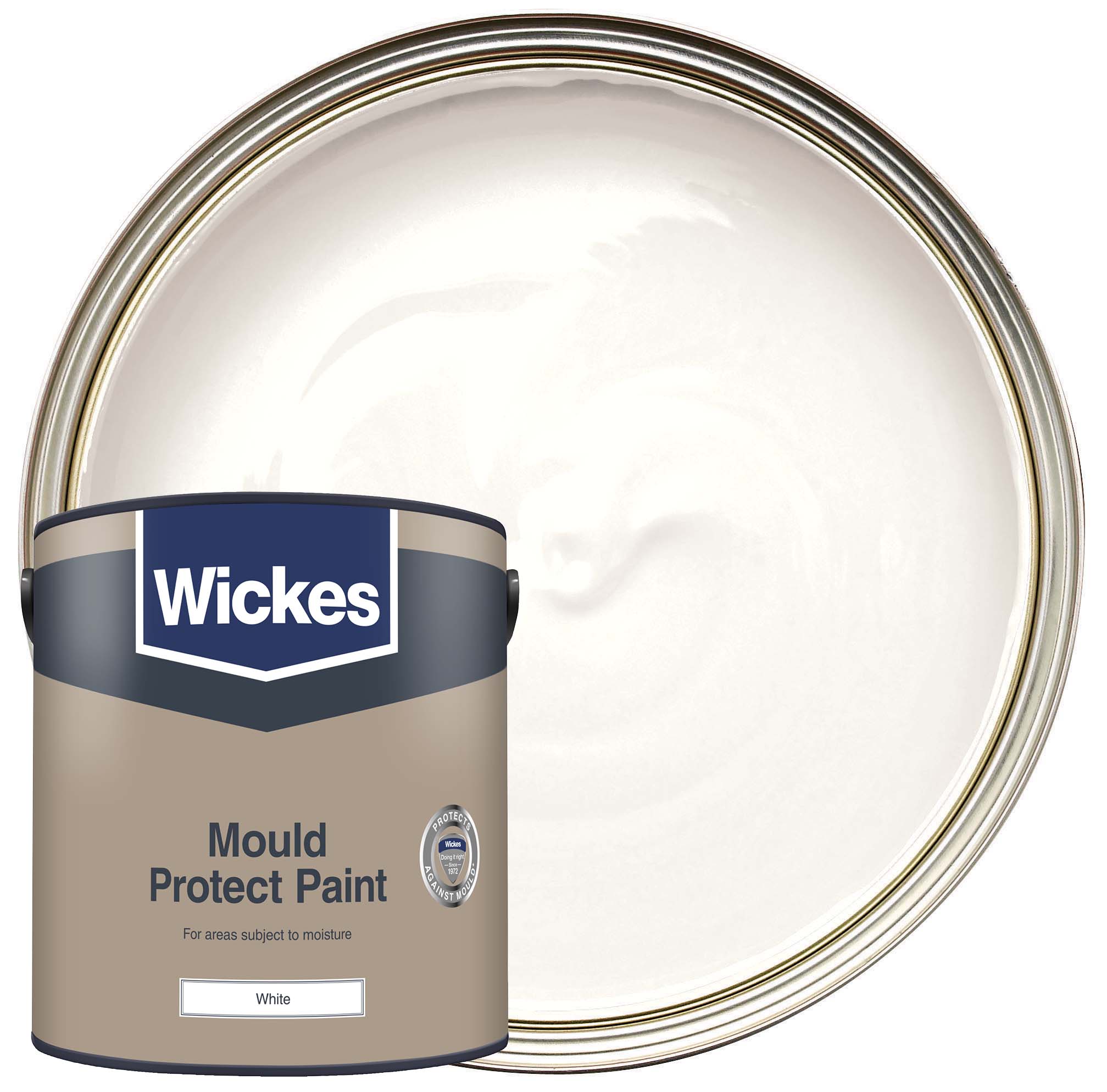 Wickes Mould Protect Emulsion Paint - White - 2.5L