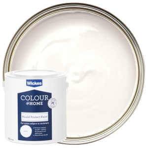 Wickes Mould Protect Emulsion Paint - White 2.5L