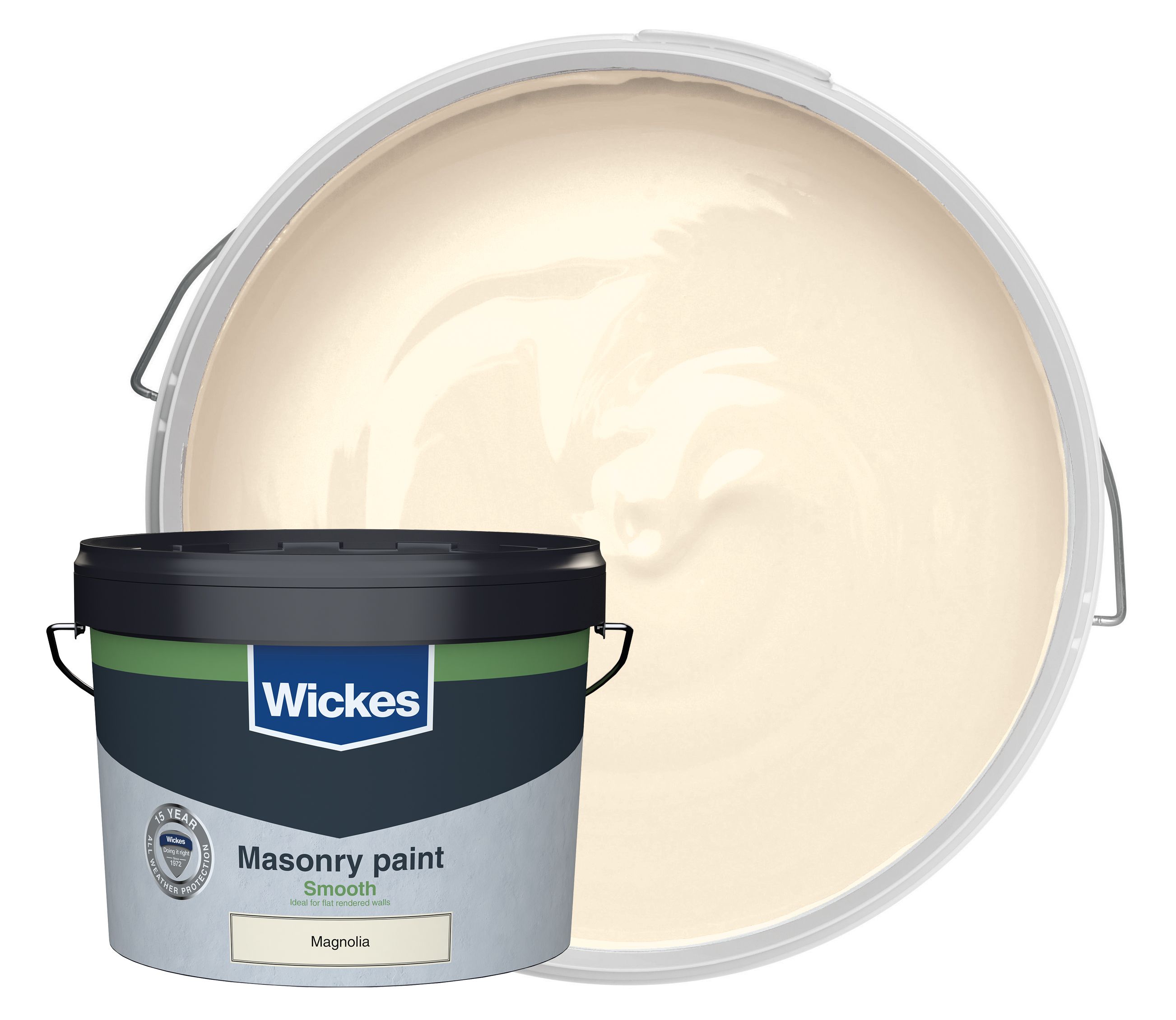 Wickes Masonry Smooth Magnolia 10L