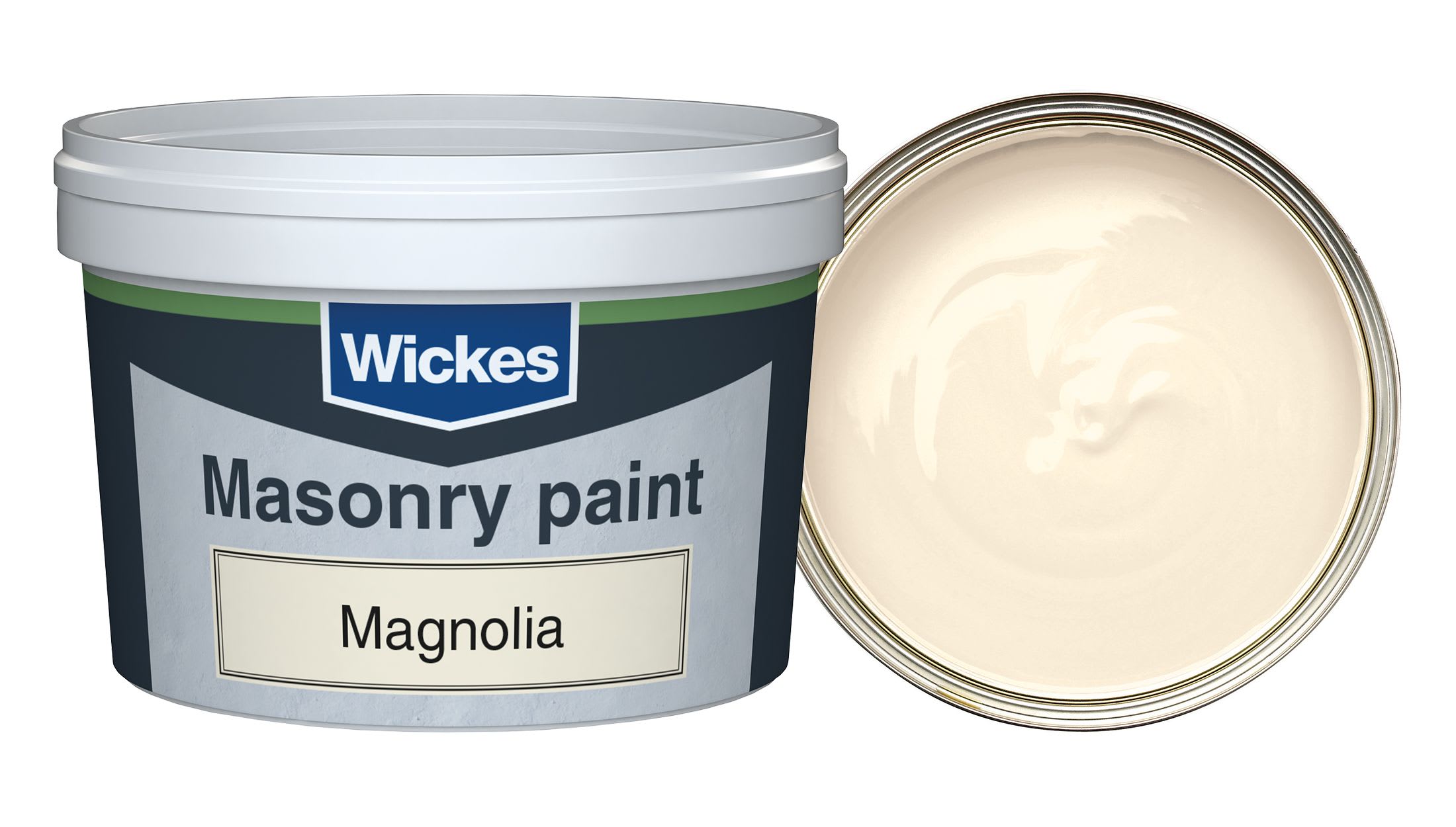 Wickes Smooth Masonry Paint - Magnolia - 250ml