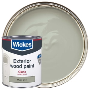 Wickes Exterior Gloss Muted Olive 750ml