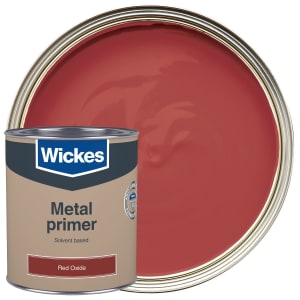 Image of Wickes Metal Primer - Red Oxide - 750ml