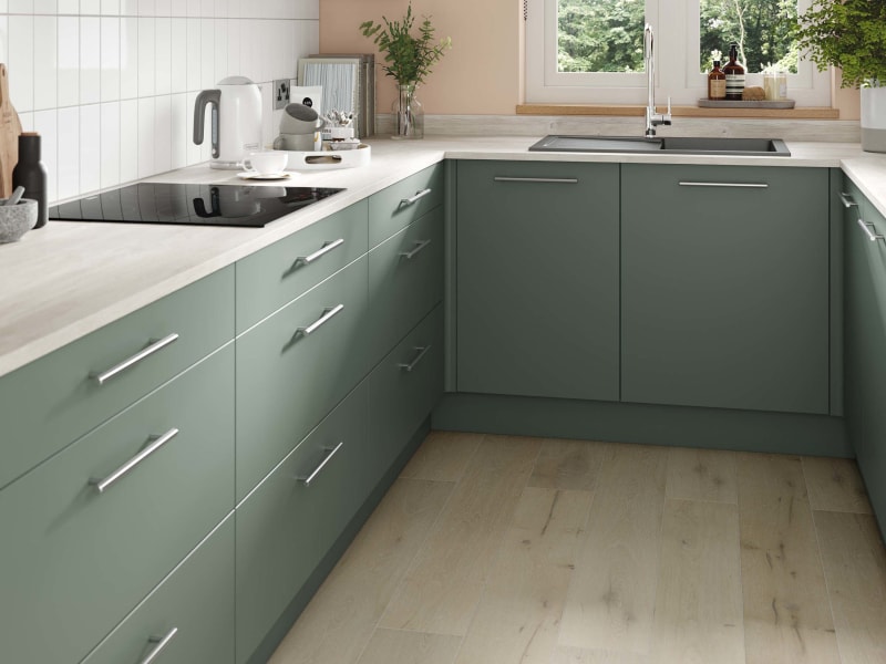 Orlando Reed Green Kitchen Wickes Lifestyle Kitchens Wickes