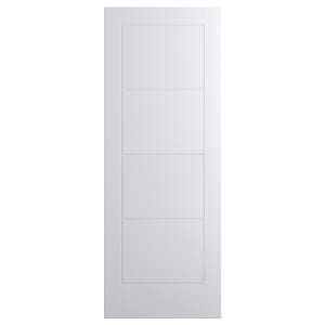 Image of Wickes Exeter White Smooth Moulded 4 Panel Internal Door - 1981 x 686mm