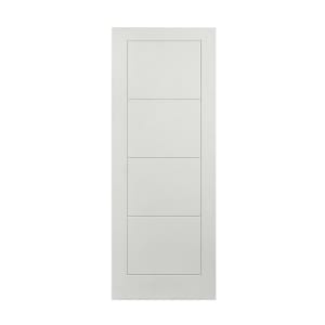 Wickes Exeter White Smooth Moulded 4 Panel Internal Door
