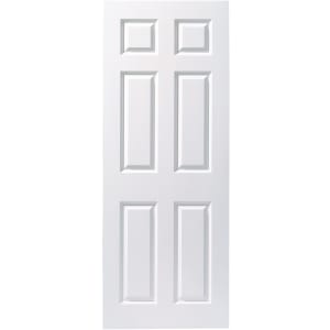 Wickes Lincoln White Smooth Moulded 6 Panel Internal Fire Door