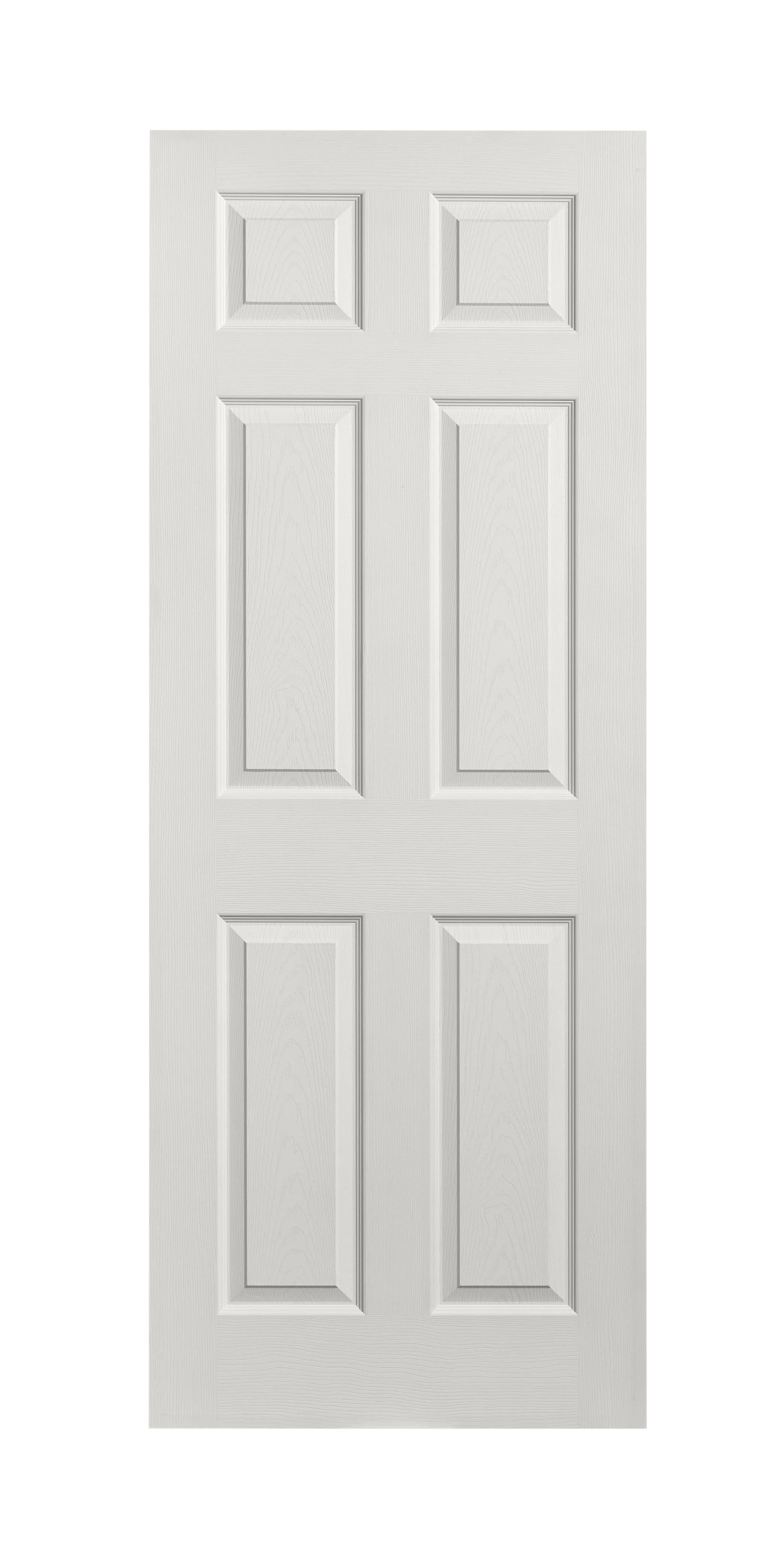 Wickes Lincoln White Grained Moulded 6 Panel Internal