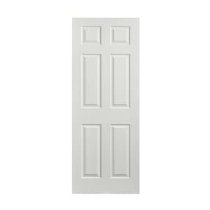 Wickes Lincoln White Grained Moulded 6 Panel Internal Door - 1981 mm