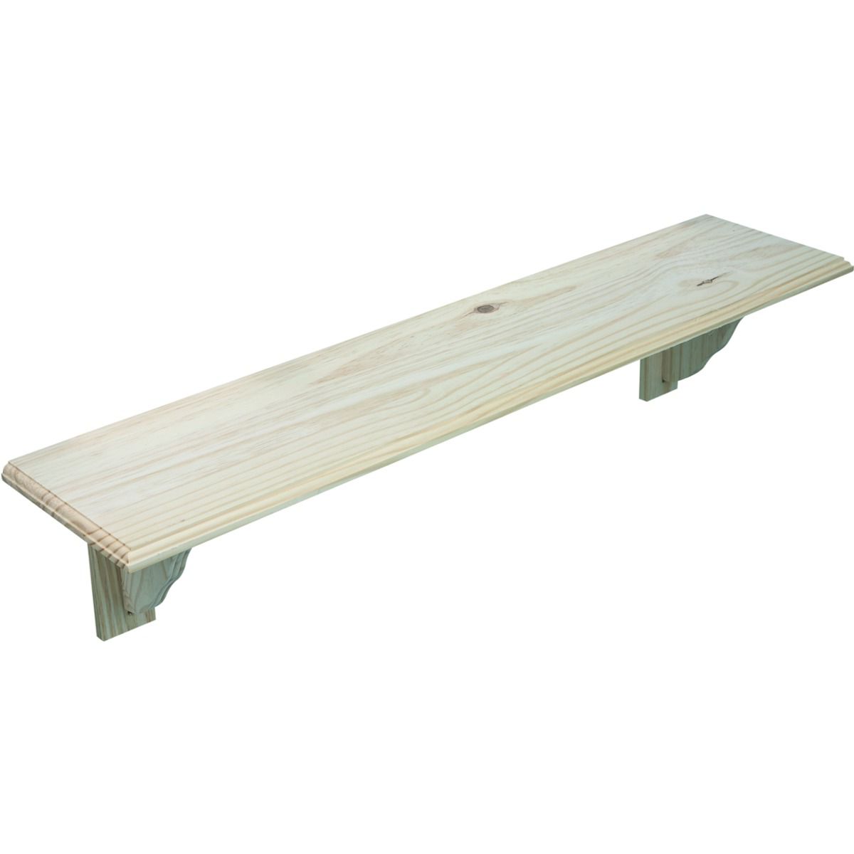 Image of Wickes Pine Shelf Kit - 16 x 190 x 890mm