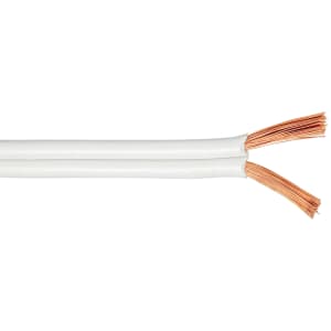 Image of 79 Strand Figure 8 Twin White Speaker Wire - 0.2mm² - 25m