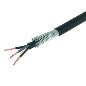 Wickes 3 Core Steel Wire Armoured Cable - 1.5mm2 x 10m