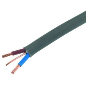 Wickes 2 Core Twin & Earth Cable - 6.0mm - 50m