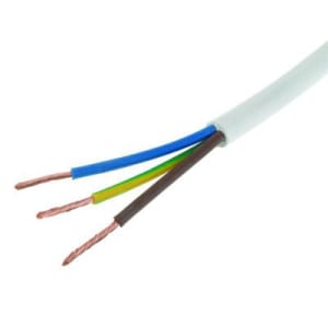 3 Core Heat-resistant Flexible Cable - 2.5mm2 x 5m