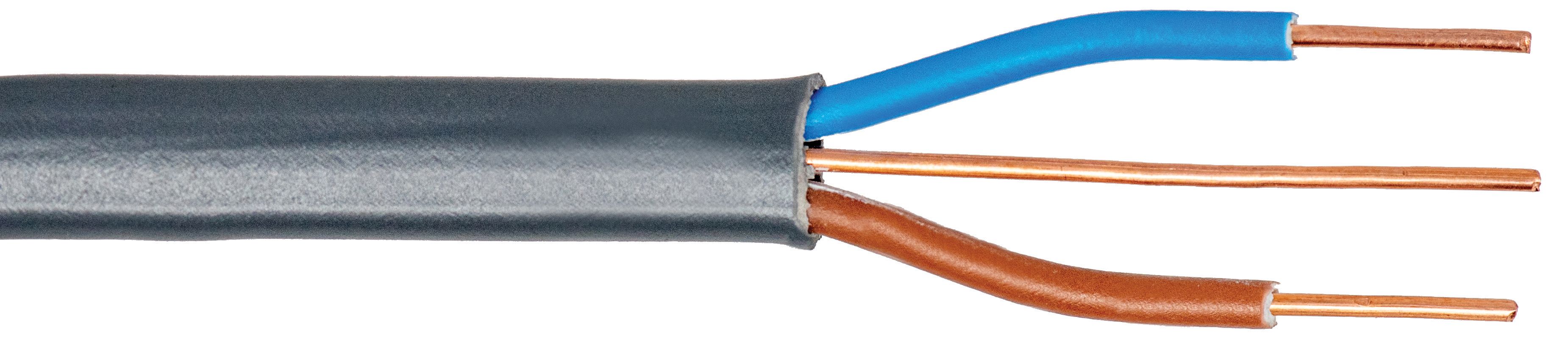 Twin & Earth 6242Y Grey Cable - 1.0mm² - 25m
