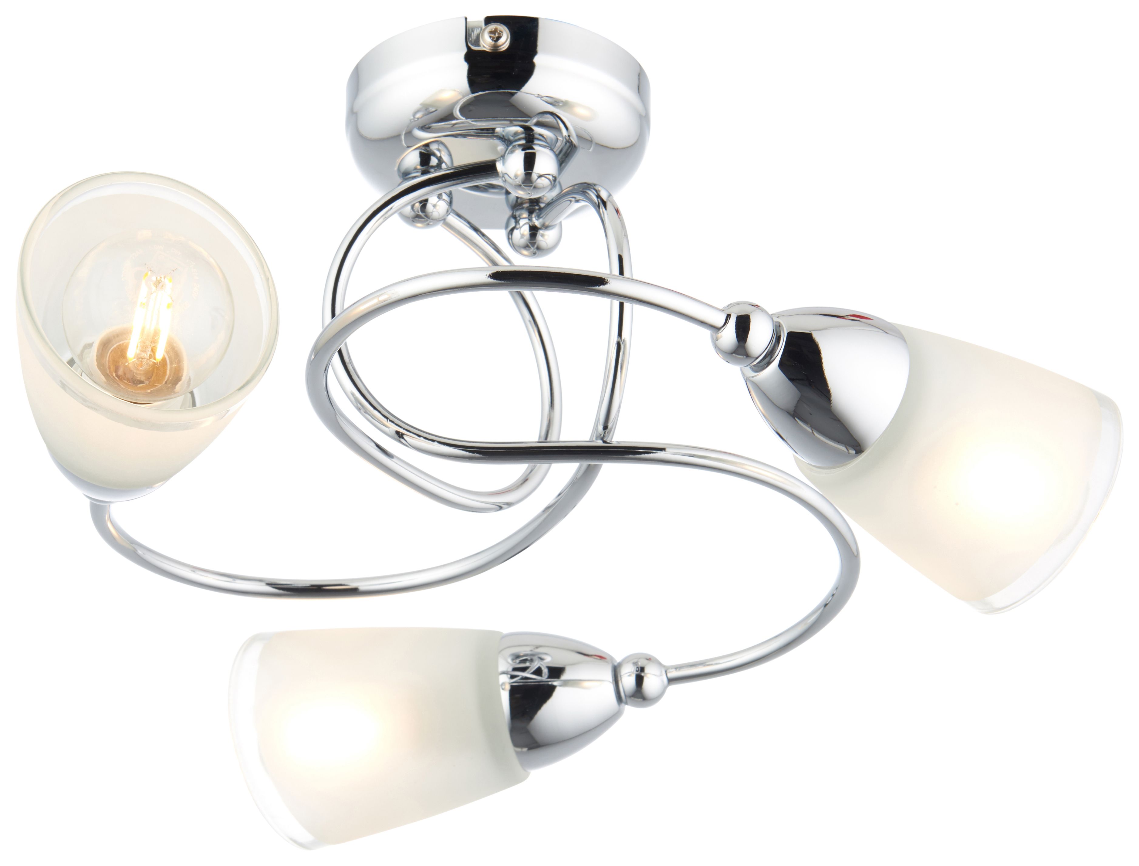 Image of Wickes Arca Semi Flush Ceiling Light