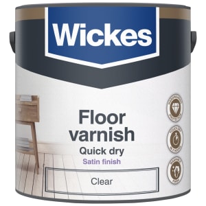Wickes Floor Varnish - Clear Satin 2.5L