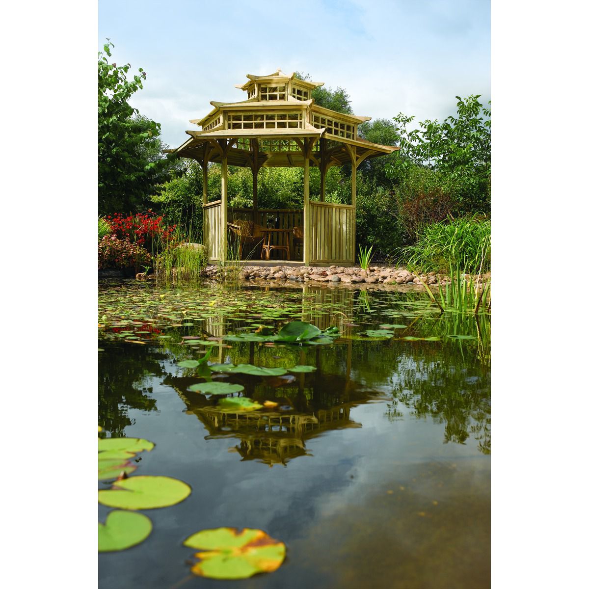 Image of Rowlinson Oriental Timber Pagoda - 4.025 x 3.29m