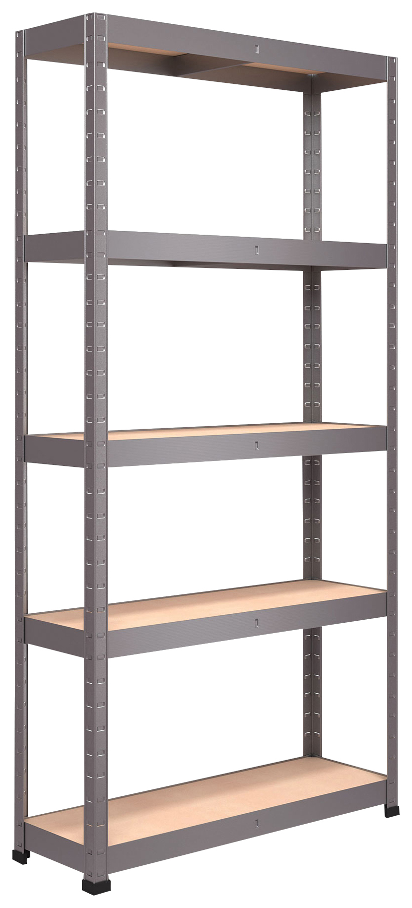 Image of Rb Boss 5 Tier Wood Shelving Kit - 1800 x 900 x 300mm 250kg Udl