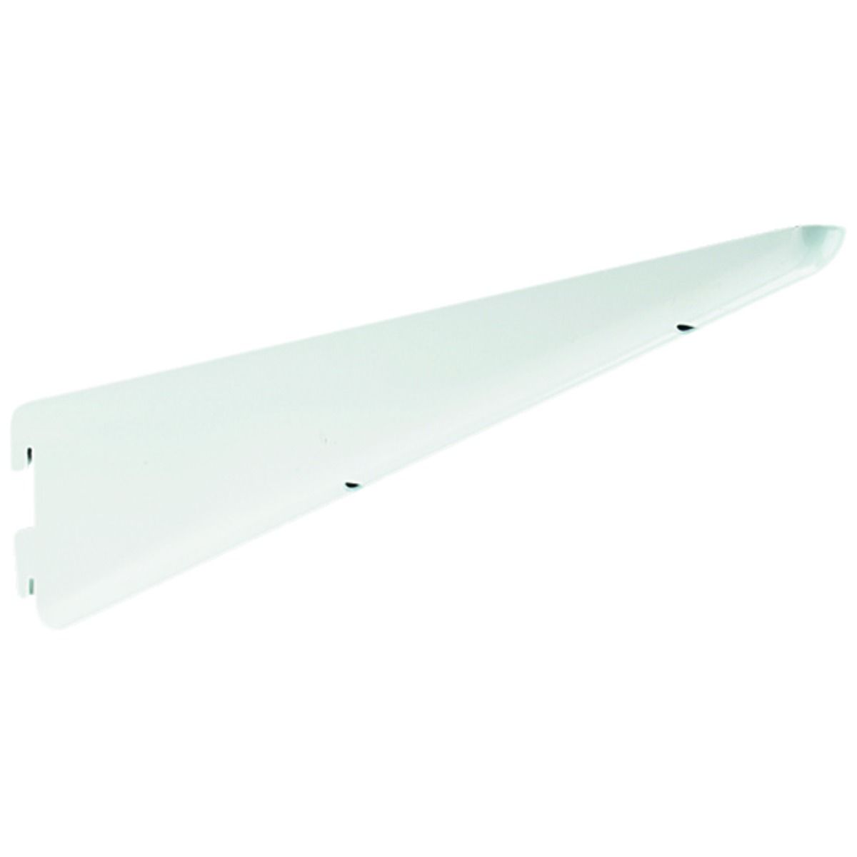 Twin Slot White Shelf Bracket - 320mm