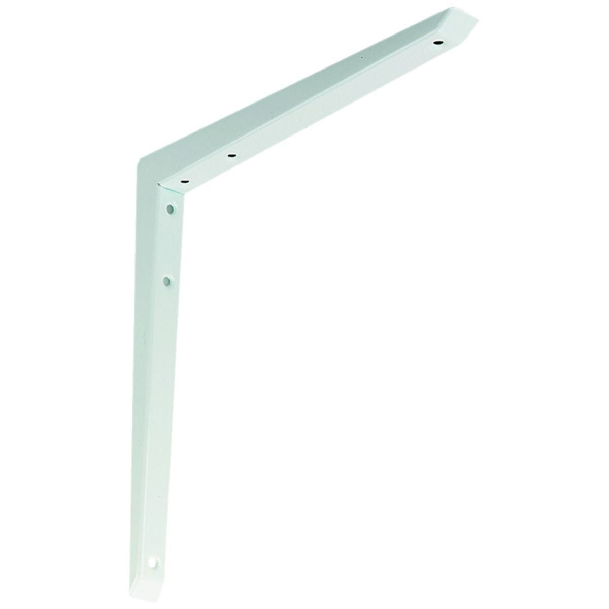 Mitred White Shelf Bracket - 300 x 300mm