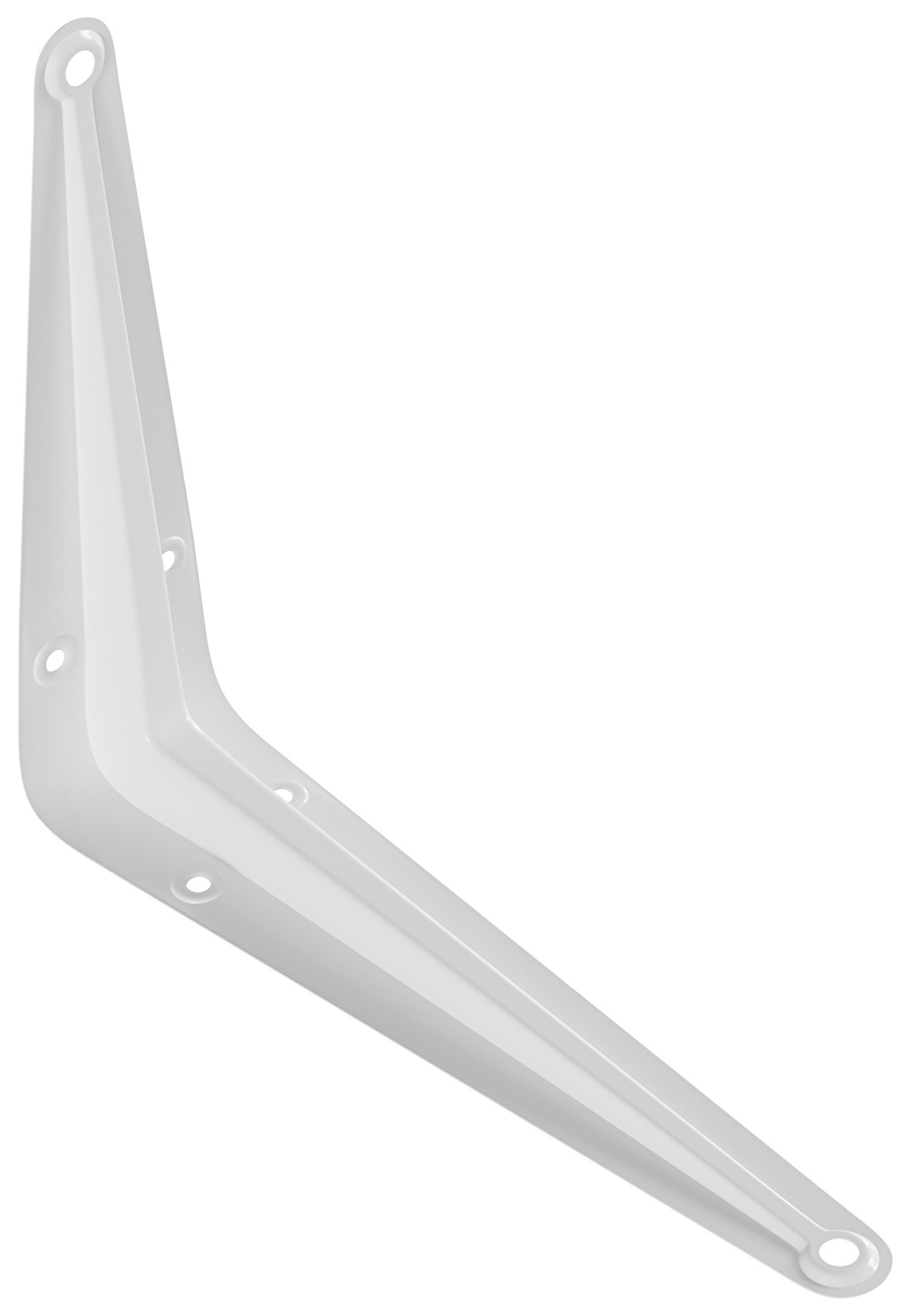 London White Shelf Bracket - 150 x 125mm