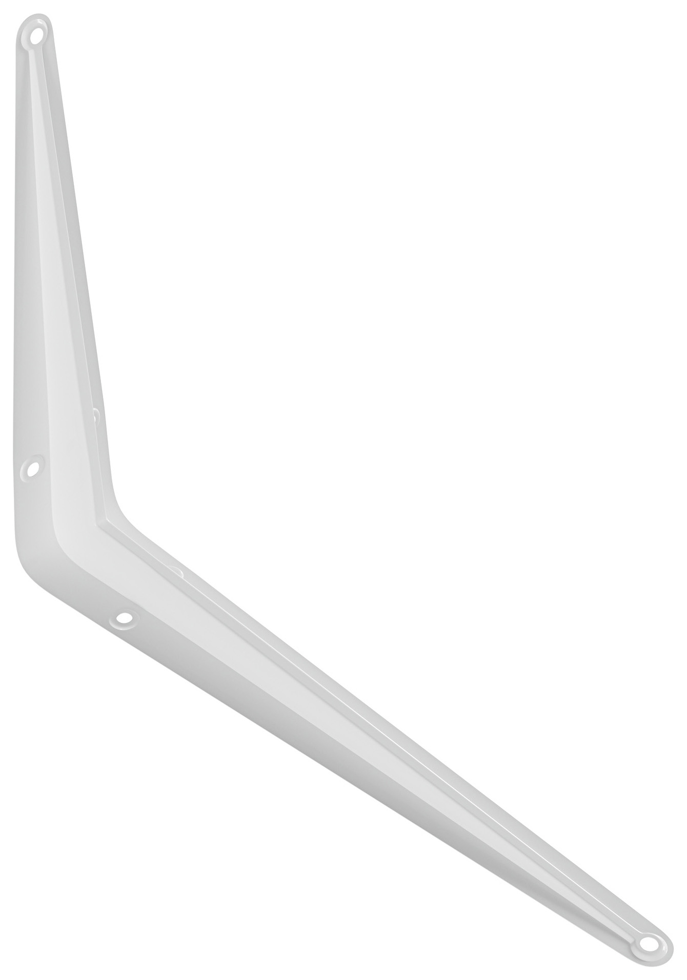 London White Shelf Bracket - 225 x 175mm
