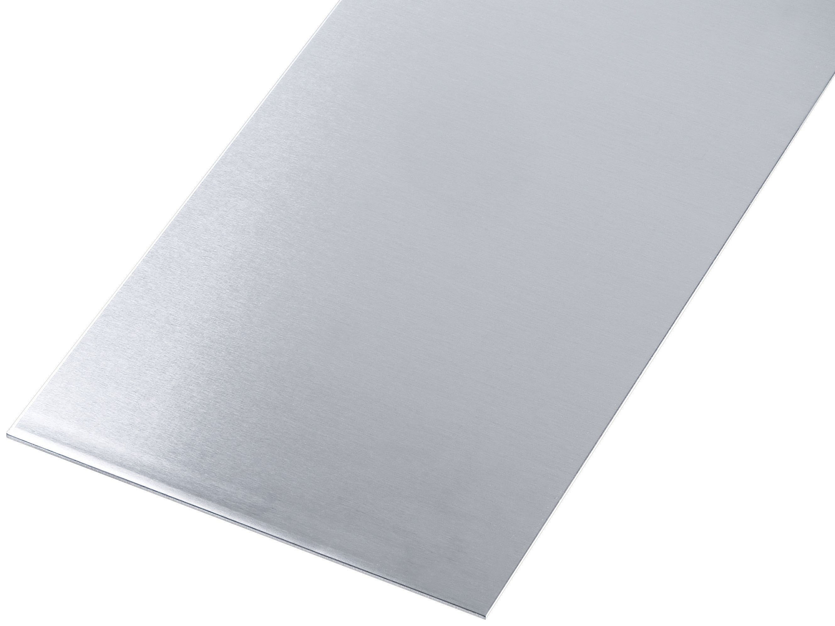 Wickes Metal Plain Uncoated Aluminium Sheet - 120 x 1.5mm x 1m