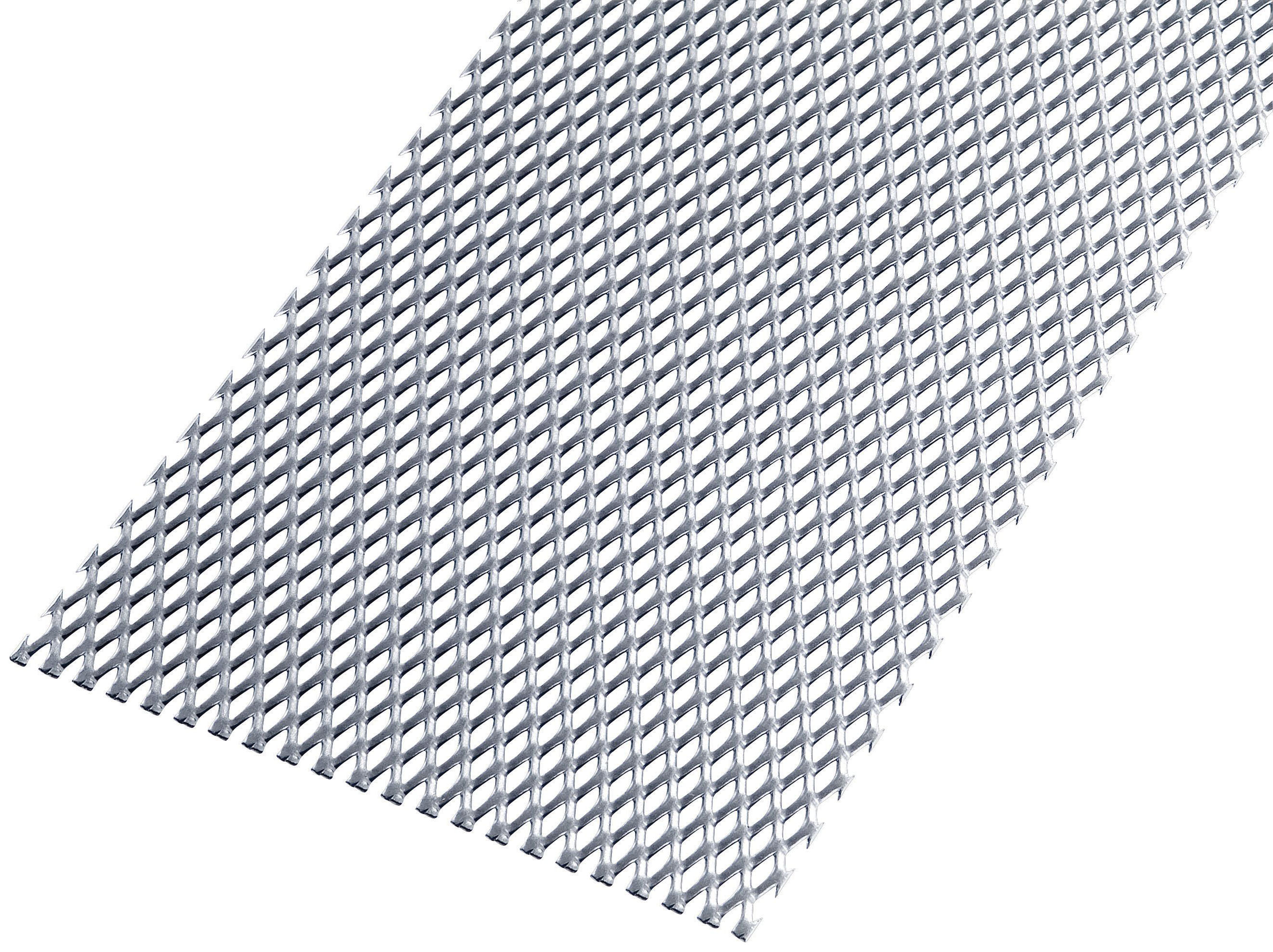 Wickes Perforated Steel Stretched Metal Sheet - 300 x 2.20mm x 1m