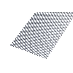 Wickes Perforated Steel Stretched Metal Sheet - 300 x 2.20mm x 1m